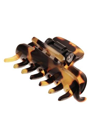 L. Erickson Tiny Jaw Clip, Size - Brown