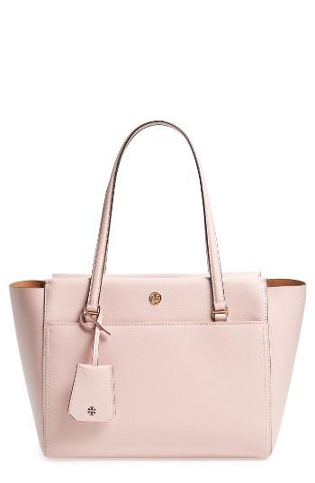 Tory Burch Small Parker Leather Tote - Pink