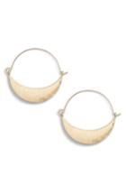 Women's Treasure & Bond Crescent Metal Hoop Earrings