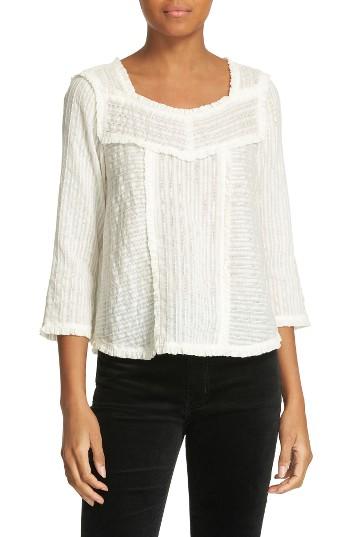 Women's La Vie Rebecca Taylor Mixed Dobby Top