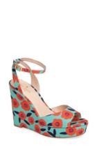 Women's Kate Spade New York Dellie Wedge Sandal M - Blue/green