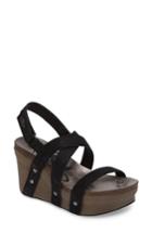 Women's Otbt Sail Wedge Sandal .5 M - Black