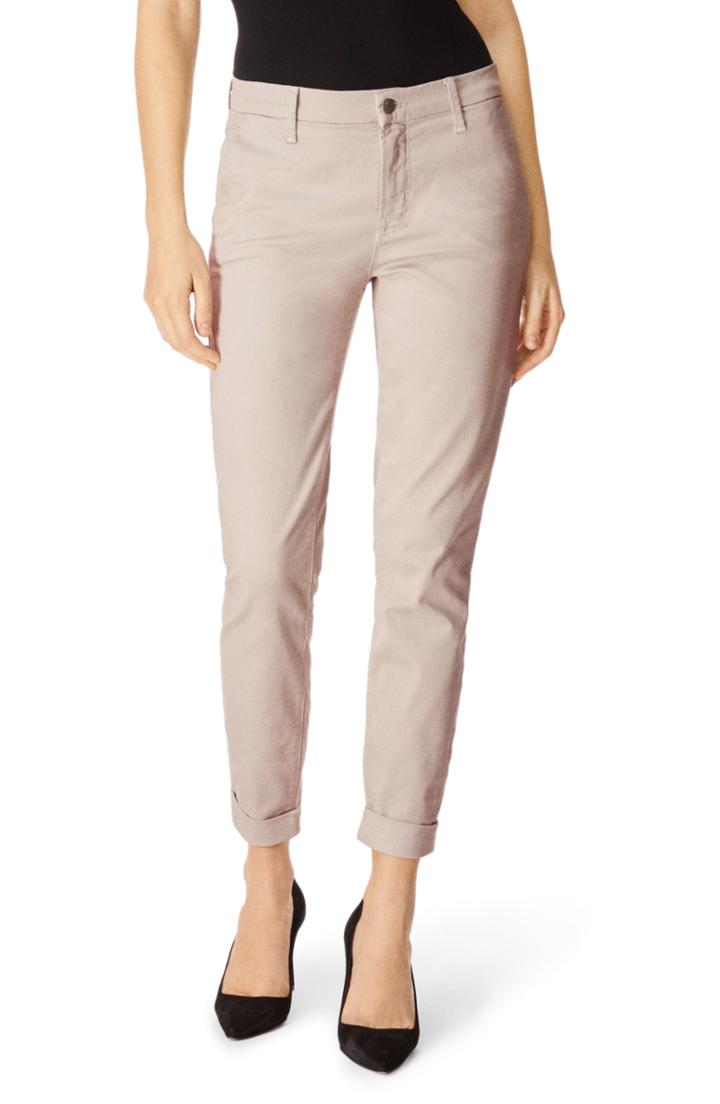 Women's J Brand Josie Tapered Trousers - Beige
