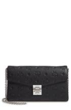 Women's Mcm Millie Medium Calfskin Leather Wallet On A Chain -