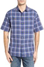 Men's Tommy Bahama Peninsula Plaid Silk Blend Camp Shirt