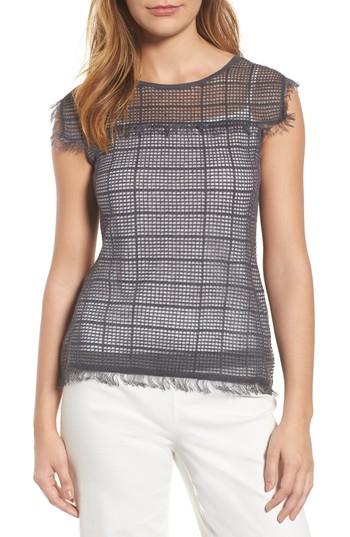 Women's Nic+zoe Jacquard Tank - Grey