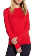 Women's Halogen Slit Sleeve Sweater - Red