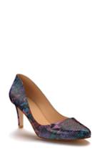 Women's Shoes Of Prey Round Toe Pump .5 B - Purple
