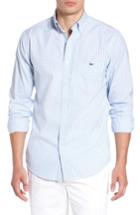 Men's Vineyard Vines Twin Pond Classic Fit Tattersall Check Sport Shirt, Size - Blue