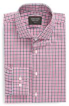 Men's Nordstrom Men's Shop Trim Fit Check Dress Shirt 34/35 - Pink