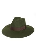 Women's Brixton 'piper' Floppy Wool Hat - Green