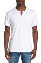 Men's Alternative Notched Neck Organic Cotton T-shirt - White