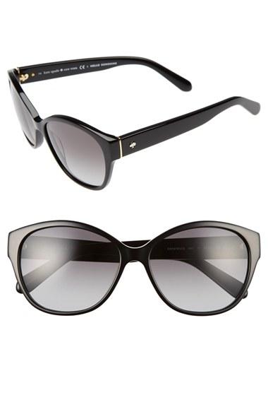 Women's Kate Spade New York 'kiersten' 56mm Cat Eye Sunglasses -
