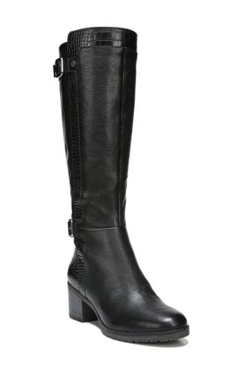 Women's Naturalizer Rozene Knee High Boot Regular Calf N - Black