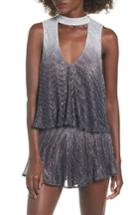 Women's Show Me Your Mumu Casey Choker Top - Grey