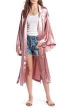Women's Treasure & Bond Kimono Jacket, Size - Pink