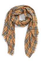 Women's Burberry Vintage Check Cashmere Scarf