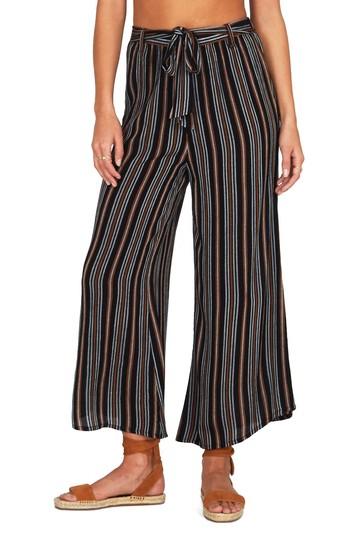 Women's Amuse Society Even Tides Stripe Pants - Black