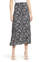 Women's Afrm Kiwi Midi Skirt - Black
