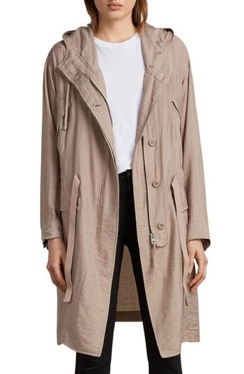 Women's Allsaints Kinsley Hooded Jacket - Pink