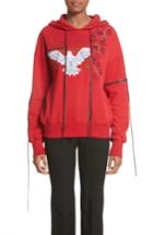 Women's Alexander Mcqueen Embroidered Sweatshirt Us / 40 It - Red