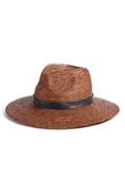 Women's Amuse Society Don't Look Back Straw Hat - Beige