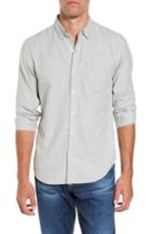 Men's Bonobos Slim Fit Brushed Twill Sport Shirt, Size - Grey