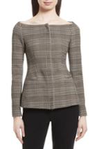 Women's Theory Hadfield Off The Shoulder Stretch Wool Jacket