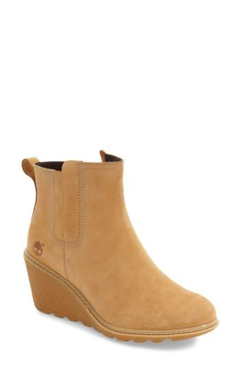 Women's Timberland 'amston' Chelsea Wedge Boot M - Metallic