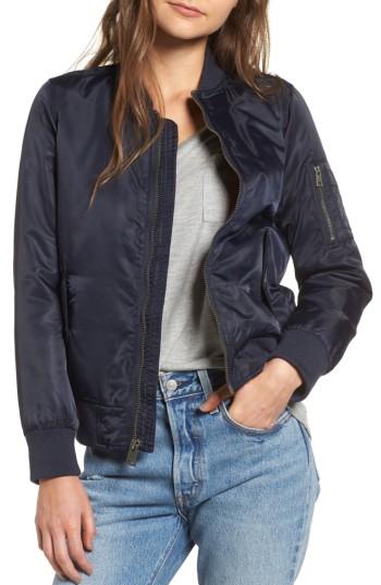 Women's Levi's Ma-1 Bomber Jacket - Blue