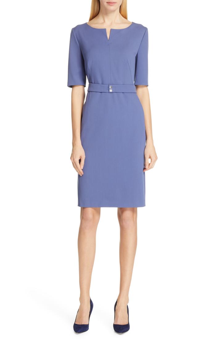 Women's Boss Debaly Sheath Dress - Blue