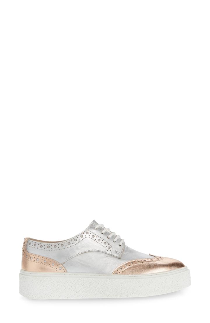 Women's Seychelles Ideal Platform Sneaker .5 M - Metallic