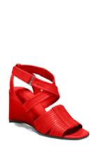 Women's Via Spiga Robyn Ii Wedge Sandal M - Red