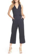 Women's Vince Camuto Windowpane Jumpsuit - Blue