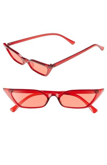 Women's Bp. Mini Cat Eye Sunglasses - Red