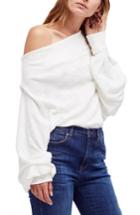 Women's Free People Skyline Thermal Off The Shoulder Tee - Ivory