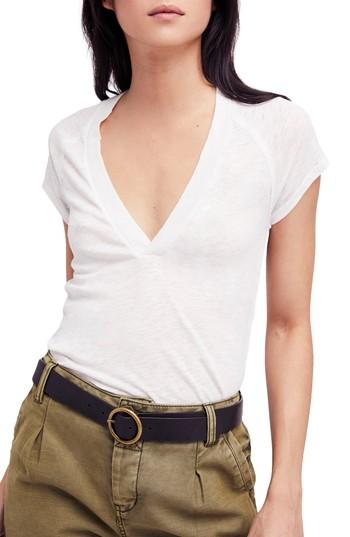 Women's Free People Clementine Tee - White