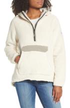 Women's The North Face Campshire High Pile Fleece Pullover Hoodie, Size - White