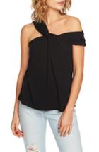 Women's 1.state Twist Front One-shoulder Top, Size - Black