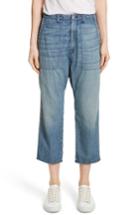 Women's Nili Lotan Luna Crop Jeans - Blue