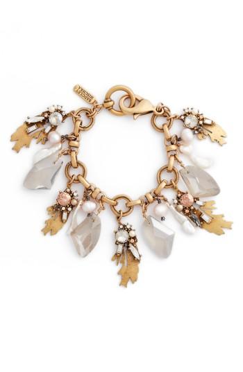 Women's Badgley Mischka Crystal & Pearl Bracelet