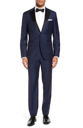 Men's Boss Jelvan/livan Trim Fit Wool & Silk Tuxedo