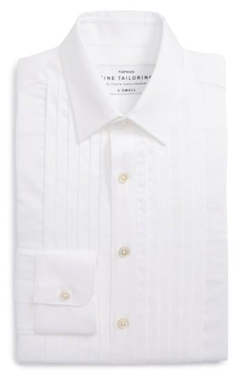 Men's Charlie Casely-hayford X Topman Skinny Fit Evening Shirt, Size - White