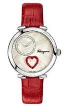 Women's Salvatore Ferragamo Leather Strap Watch, 39mm