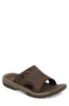 Men's Teva Langdon Slide Sandal M - Brown