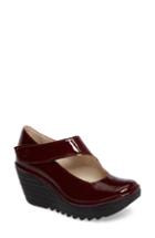 Women's Fly London 'yasi' Wedge Pump .5-6us / 36eu W - Red