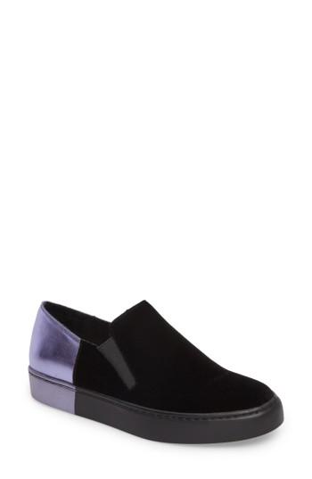 Women's Free People Varsity Slip-on Sneaker Us / 41eu - Black