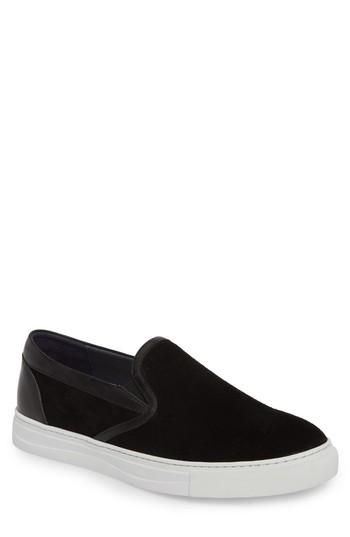Men's English Laundry Vane Slip-on Sneaker .5 M - Black