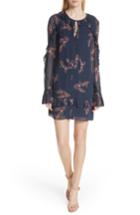 Women's Derek Lam 10 Crosby Ikebana Floral Cluster Dress - Blue