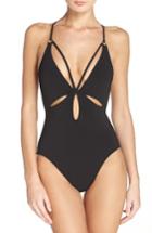 Women's Robin Piccone Ava One-piece Swimsuit - Black